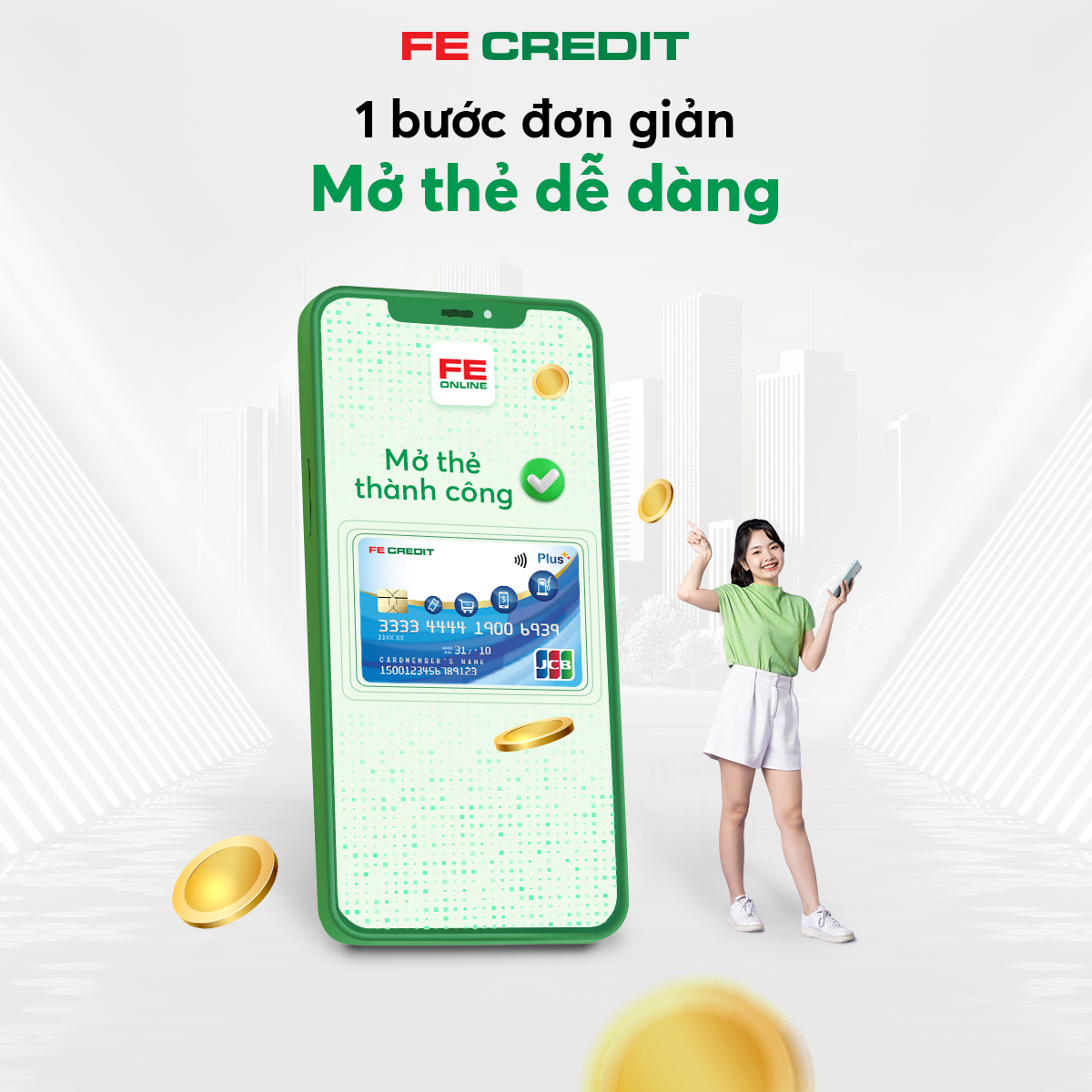 Lợi ích mở thẻ tín dụng online