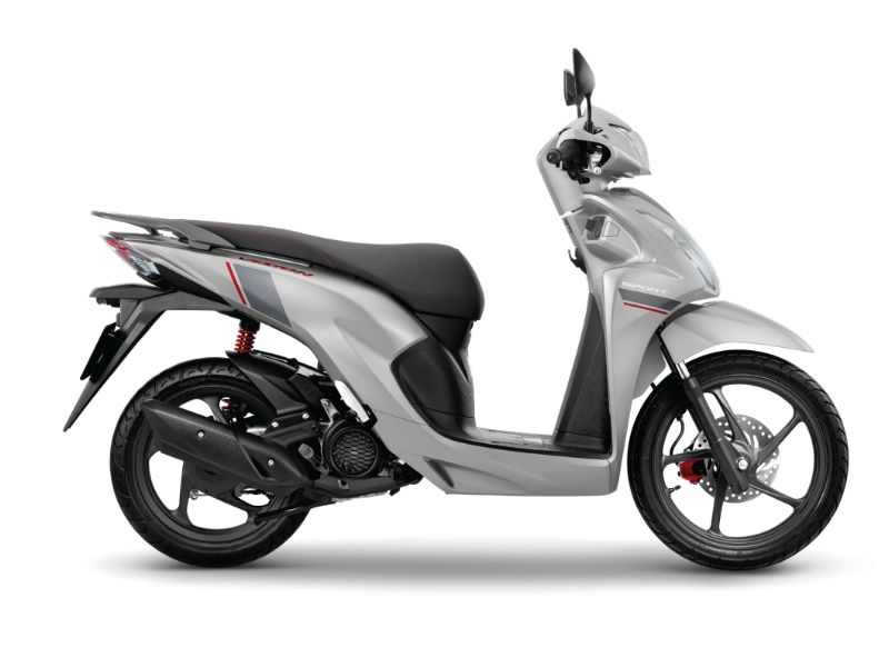 Honda Vision xám xi măng