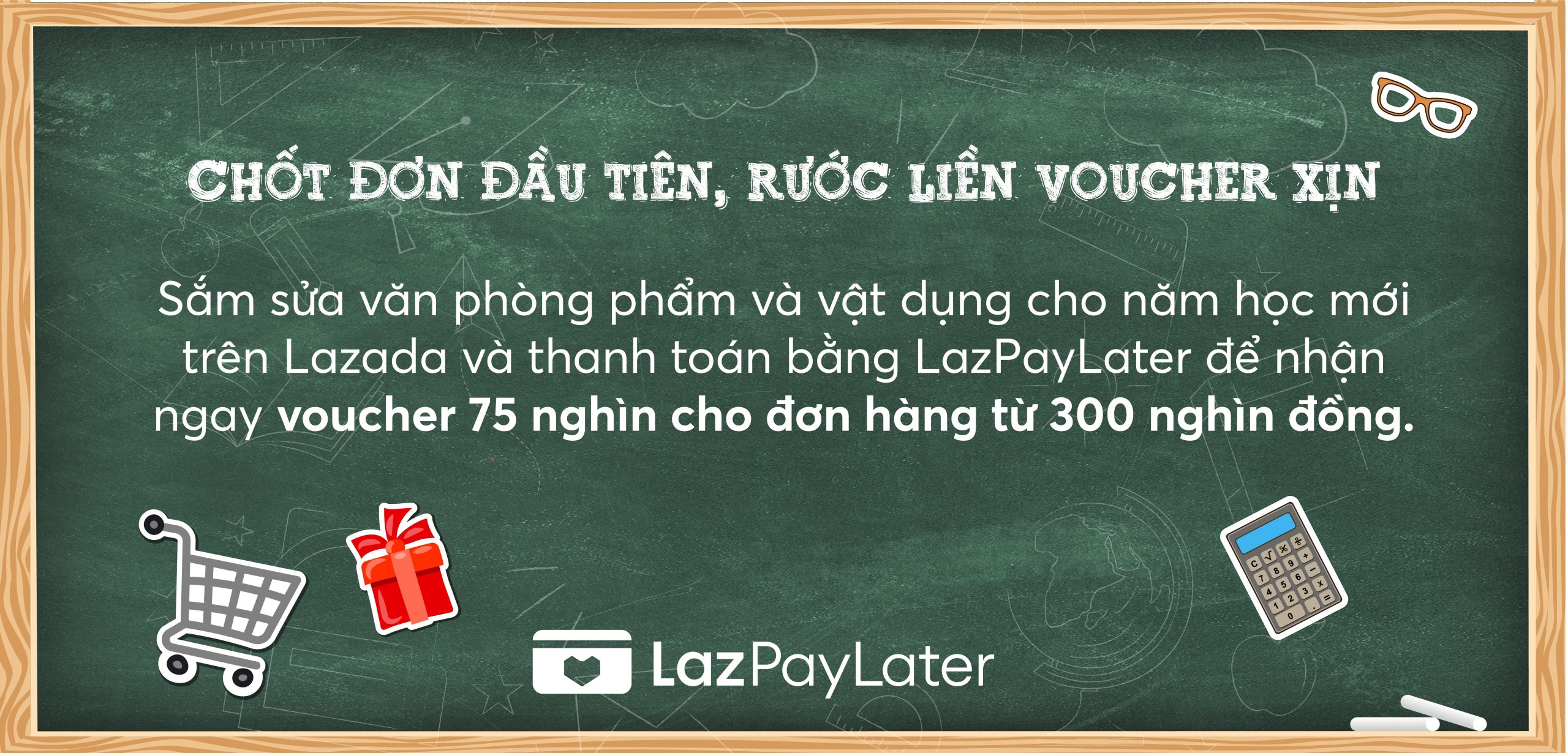 Chốt đơn đầu tiên, rước liền voucher xịn