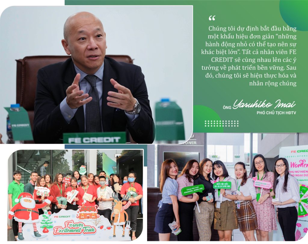 Những hành động nhỏ của nhân viên FE CREDIT đóng góp có thể tạo nên sức mạnh lớn