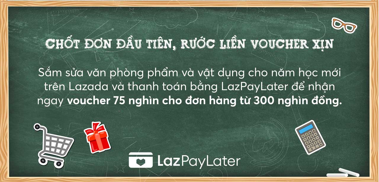 Chốt đơn đầu tiên, rước liền voucher xịn