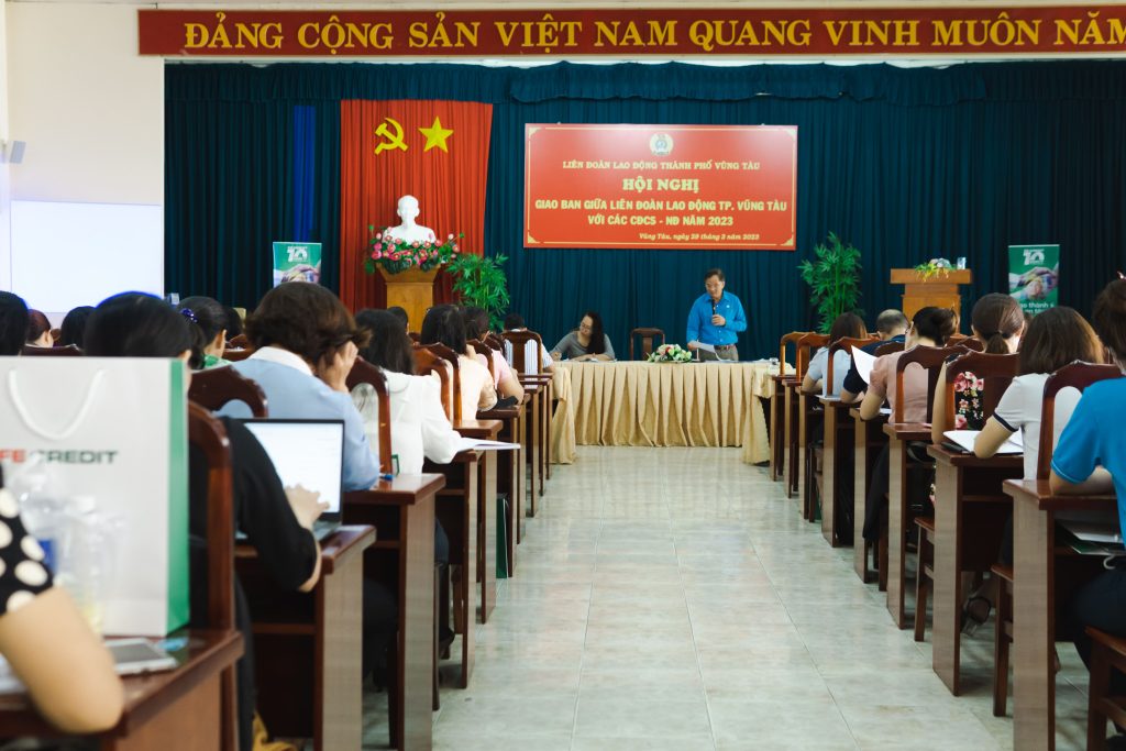FE CREDIT tham gia cuộc họp giao ban giữa Liên đoàn Lao động TP. Vũng Tàu và các công đoàn cơ sở - nghiệp đoàn