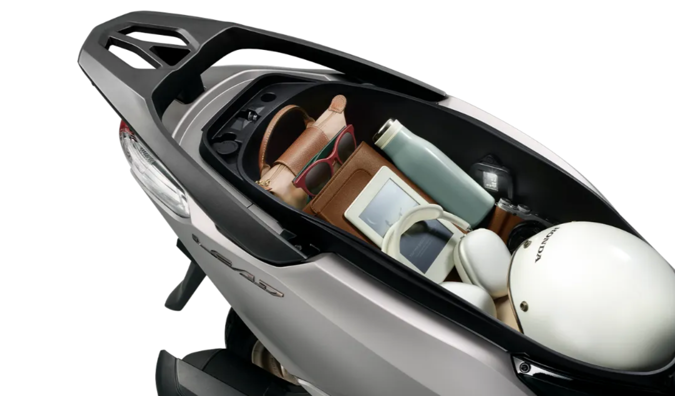 Cốp đựng đồ Honda Lead 2026 có đèn soi và tấm chia ngăn