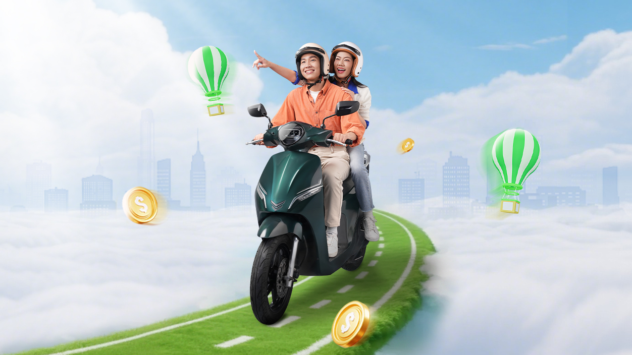 Vay mua xe điện trả góp