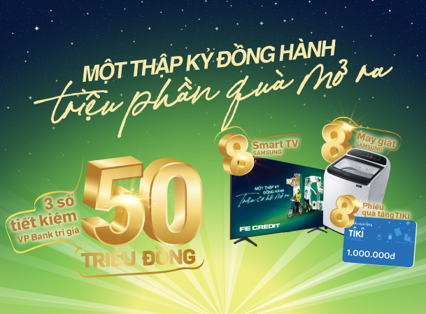 một thập kỷ đồng hành, triệu phần quà mở ra