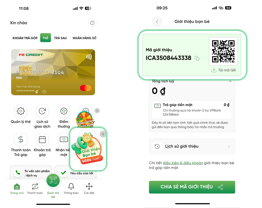 Giới thiệu bạn mới