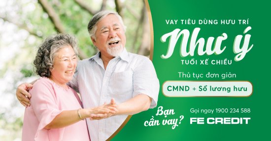vay tiêu dùng hưu trí, như ý tuổi xế chiều
