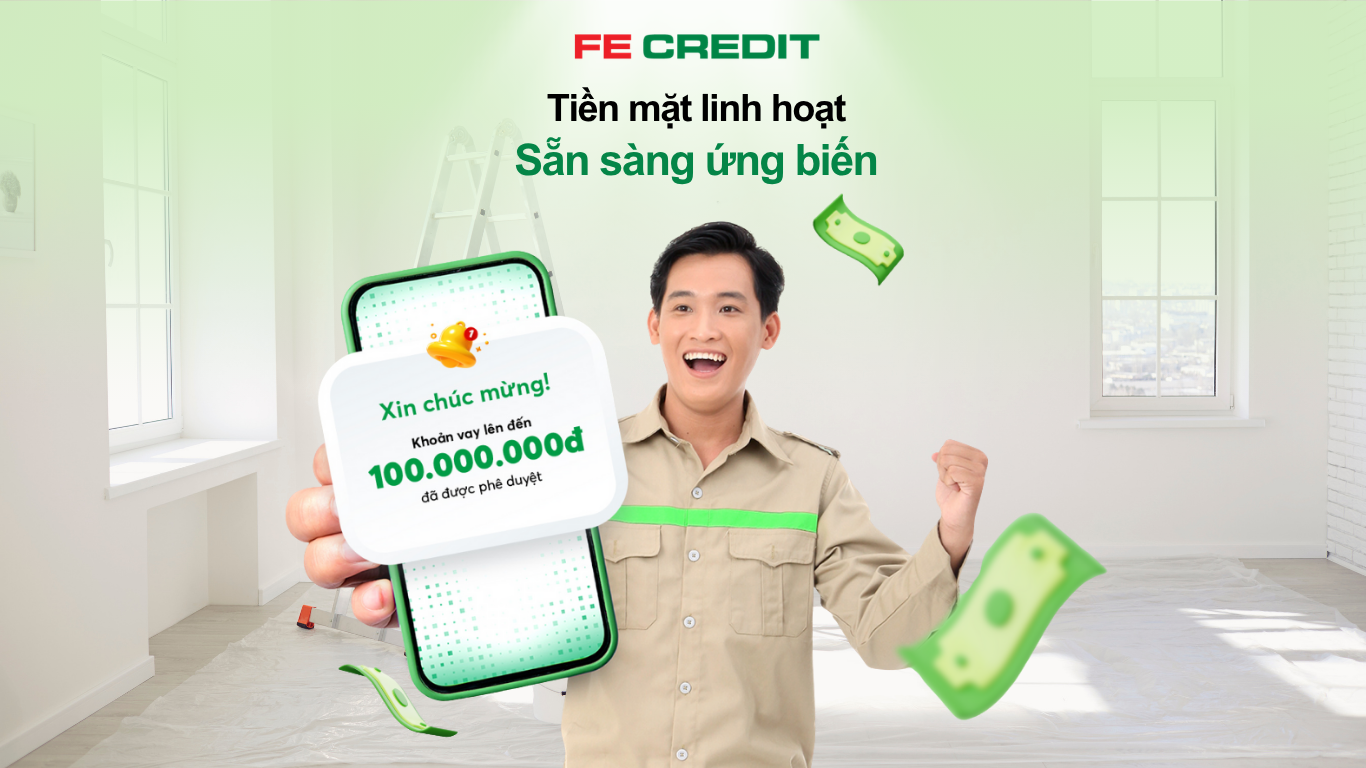 Tiền mặt linh hoạt đáp ứng nhu cầu tài chính cá nhân