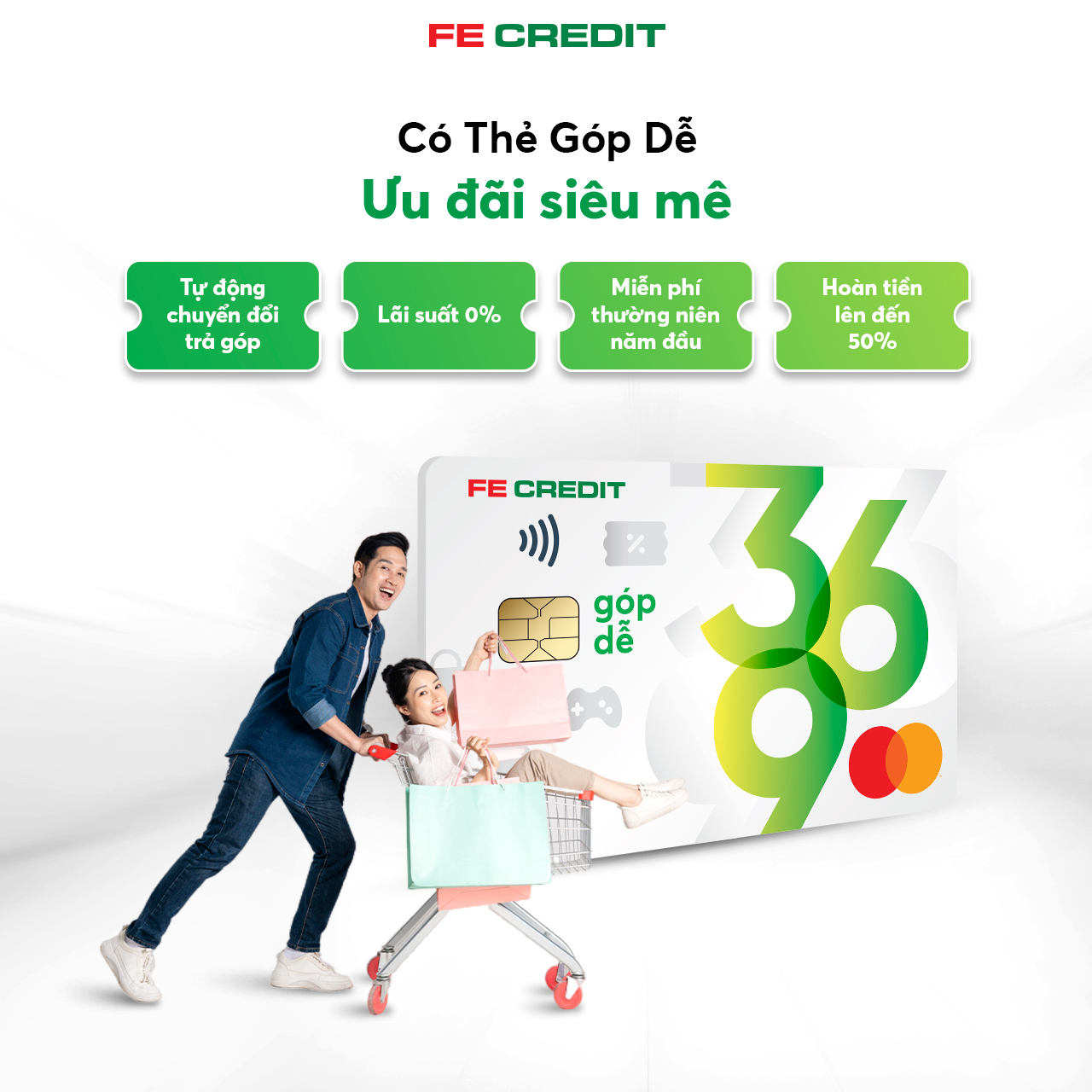 Thẻ Mastercard Góp Dễ FE CREDIT